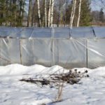 Gewächshaus Winter Folie