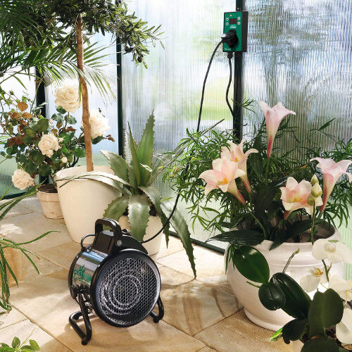 Heizung für das Gewächshaus des Herstellers "Bio Green"