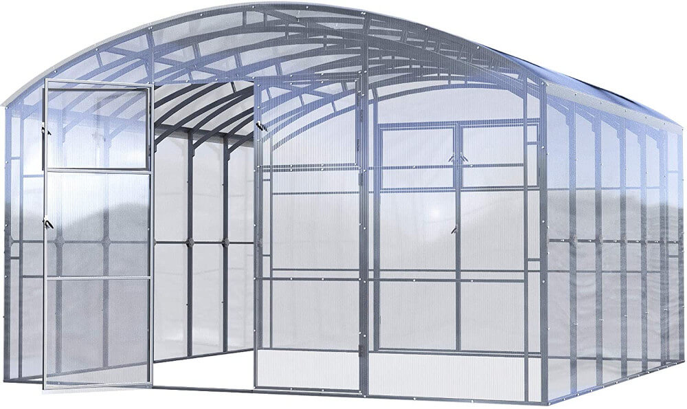 Industriegewächshaus Produktbild 4x4m bis 4x14m