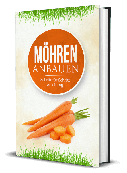 Buchcover für das Anbauen von Karotten
